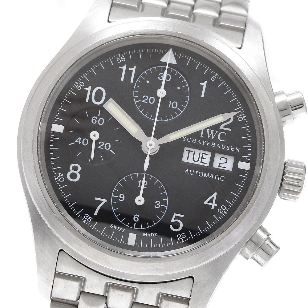 IWC SCHAFFHAUSEN Pilot Freeger IW370607 black Dial Automatic Men's Watch_935294