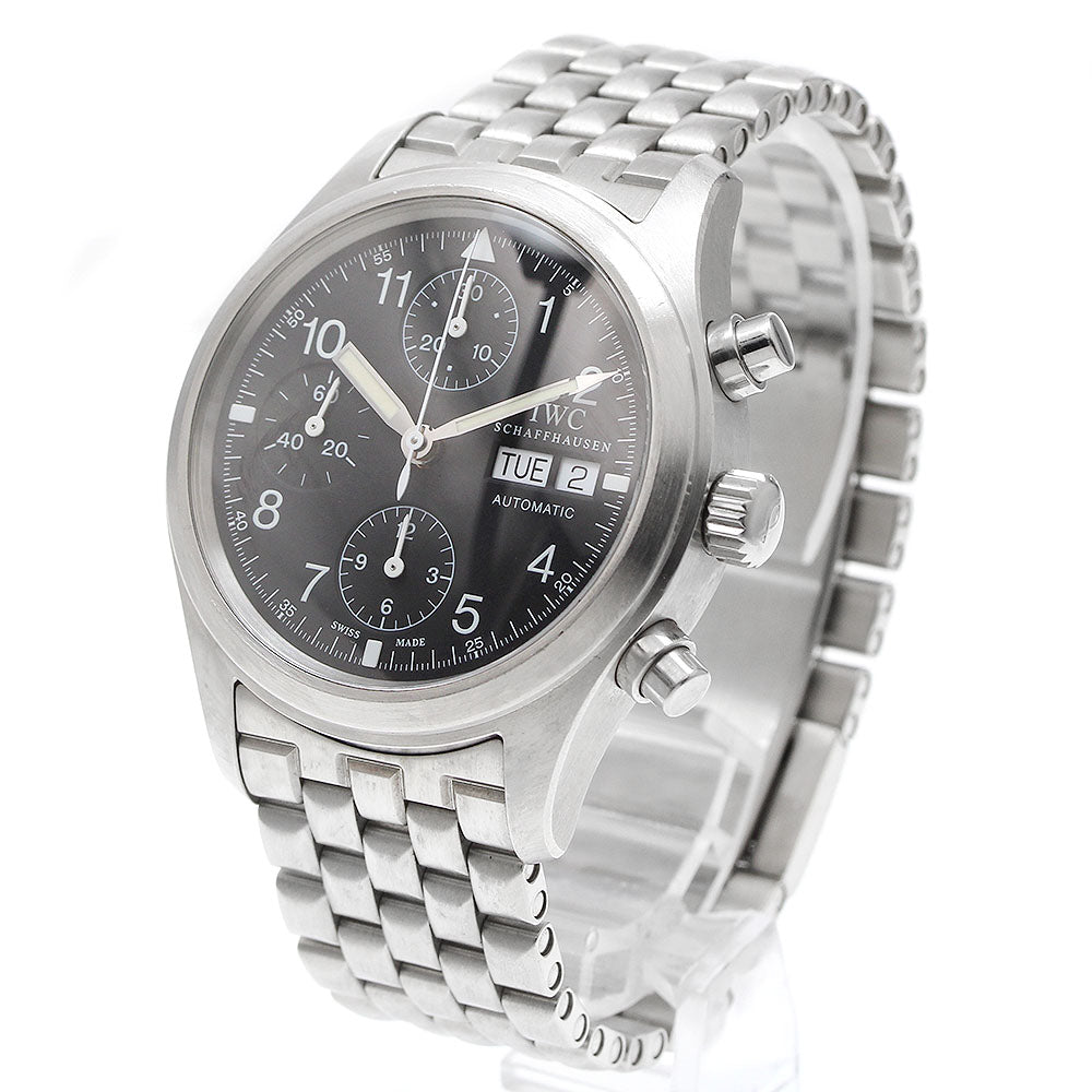 IWC SCHAFFHAUSEN Pilot Freeger IW370607 black Dial Automatic Men's Watch_935294