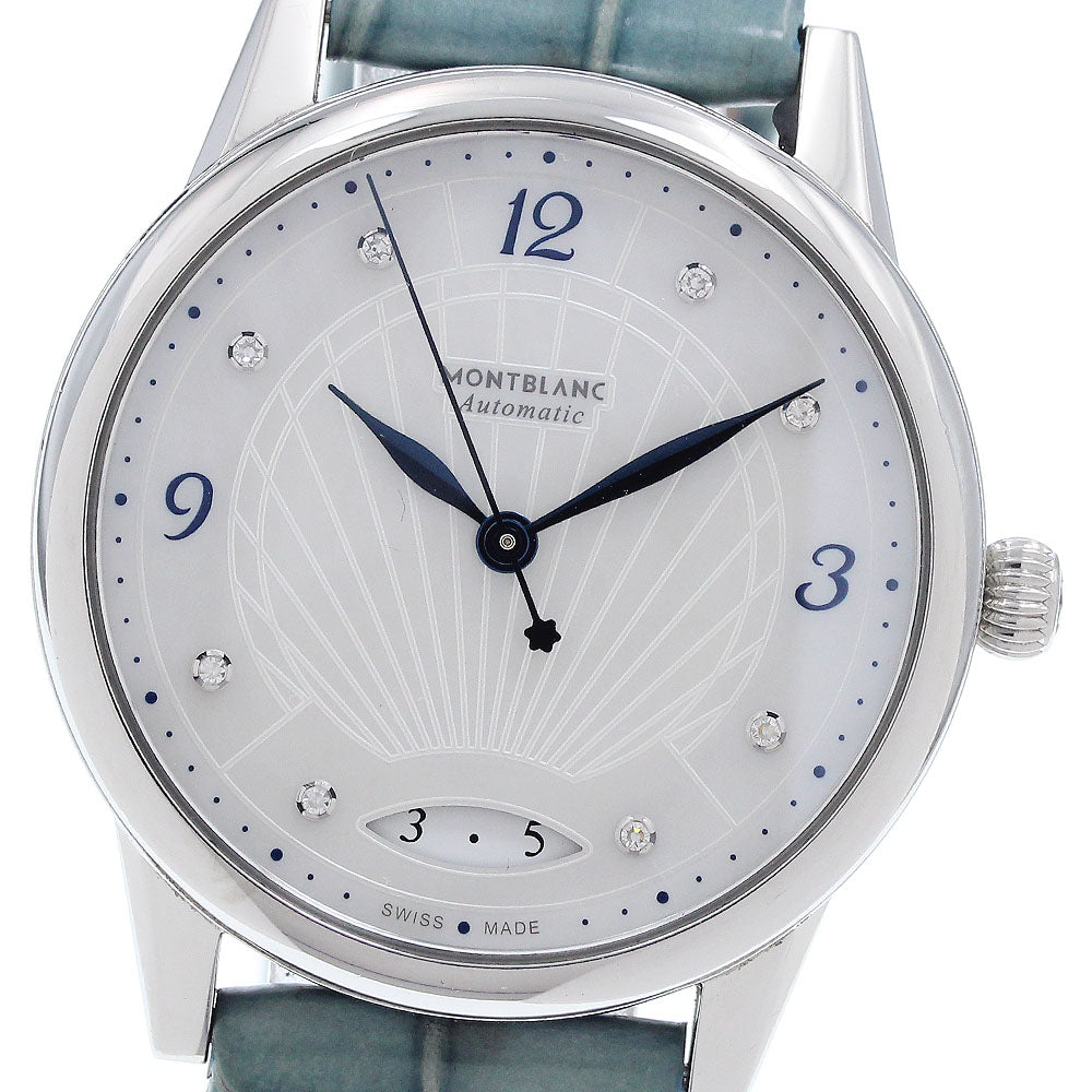MONTBLANC Boheme 7383 8P diamond date White shell Dial Automatic Ladies Watch_935302