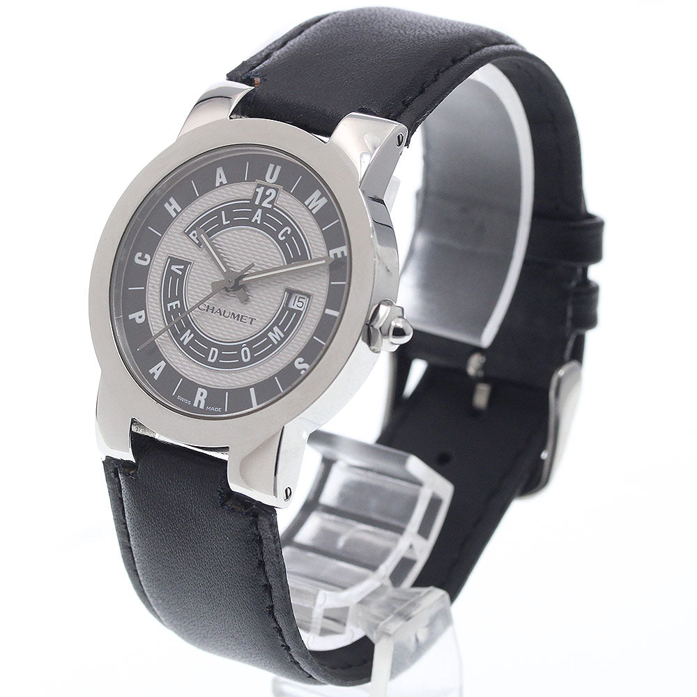 Chaumet Place Vendome Date black Dial Quartz Men's Watch_935303