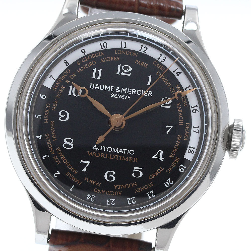 Baume & Mercier Cape Land World Timer Limited Edition of 100 pieces MOA10134 black Dial Automatic Men's Watch_935308