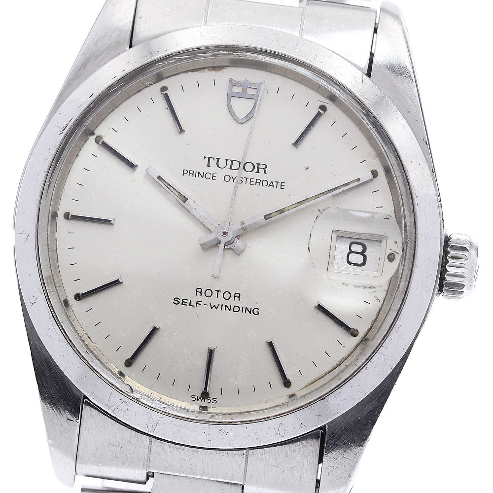 TUDOR Prince Oyster Date 74000 Silver Dial Automatic Men's Watch_935323