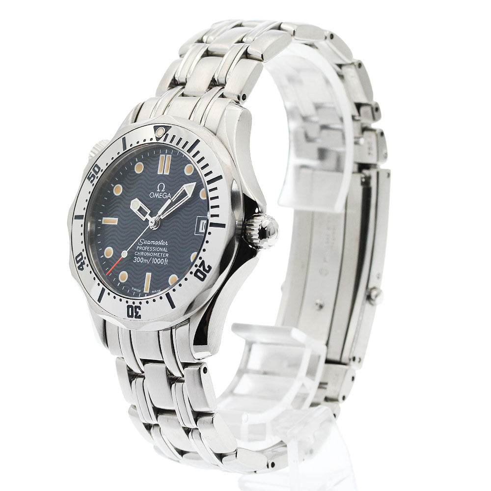 OMEGA Seamaster Diver 300M 2552.80 Date Navy Dial Automatic Boy's Watch_935334