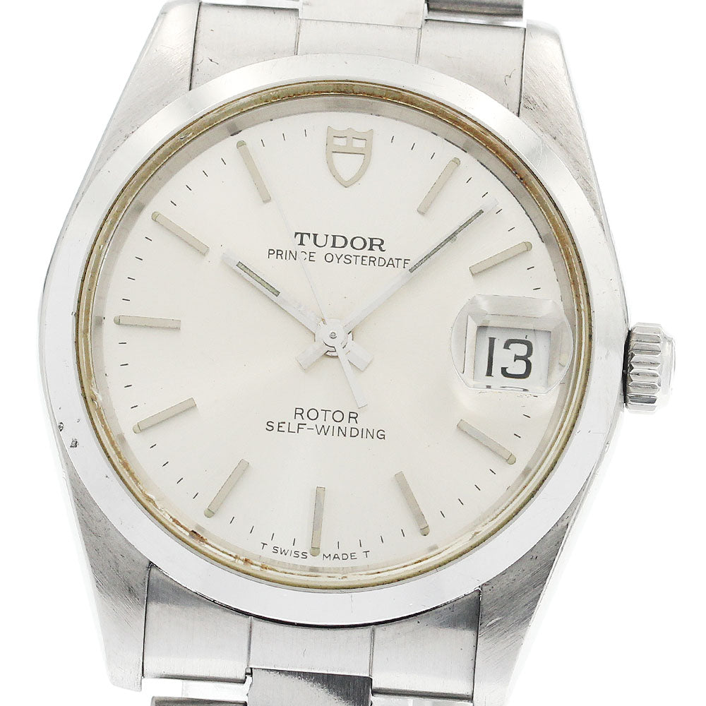 TUDOR Prince Oyster Date 74000N Silver Dial Automatic Men's Watch_935338