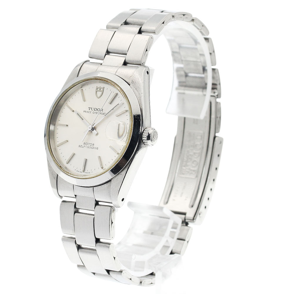 TUDOR Prince Oyster Date 74000N Silver Dial Automatic Men's Watch_935338