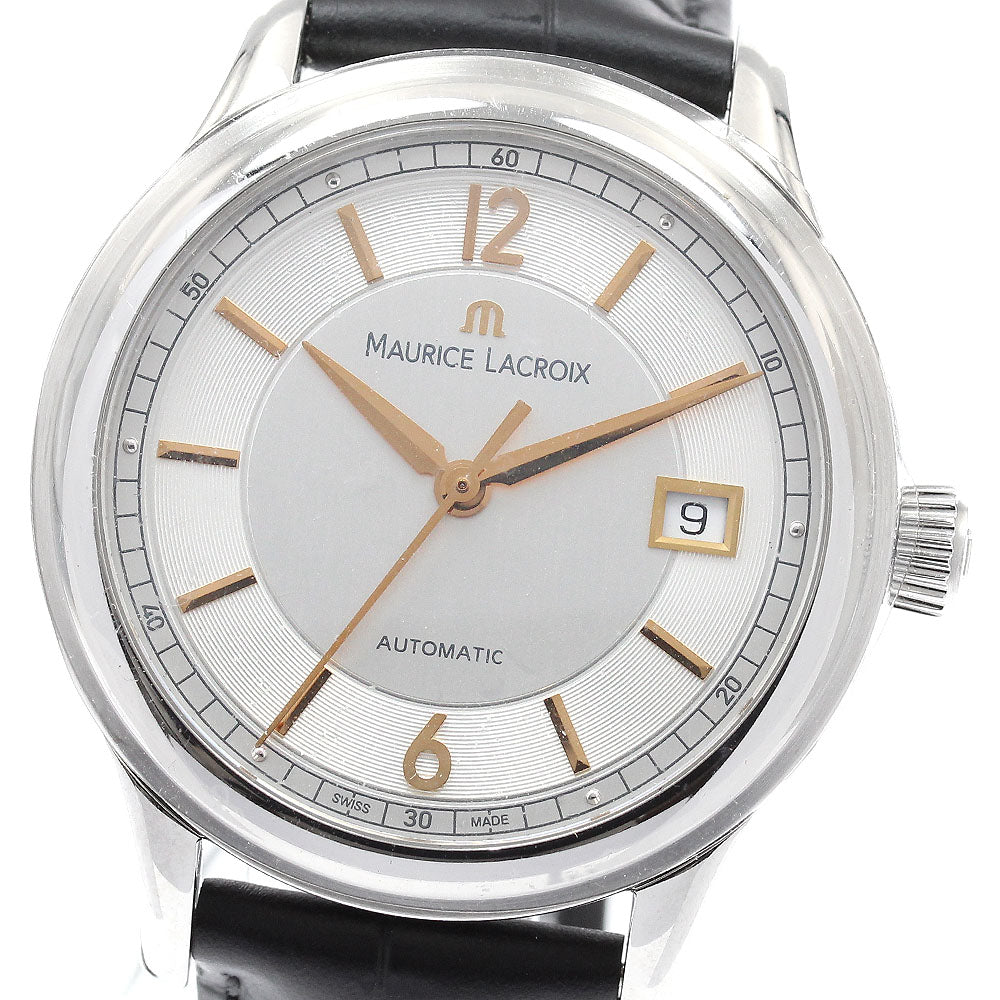 MAURICE LACROIX Les Classics LC6027-SS001-122 Date Silver Dial Automatic Men's Watch_935343