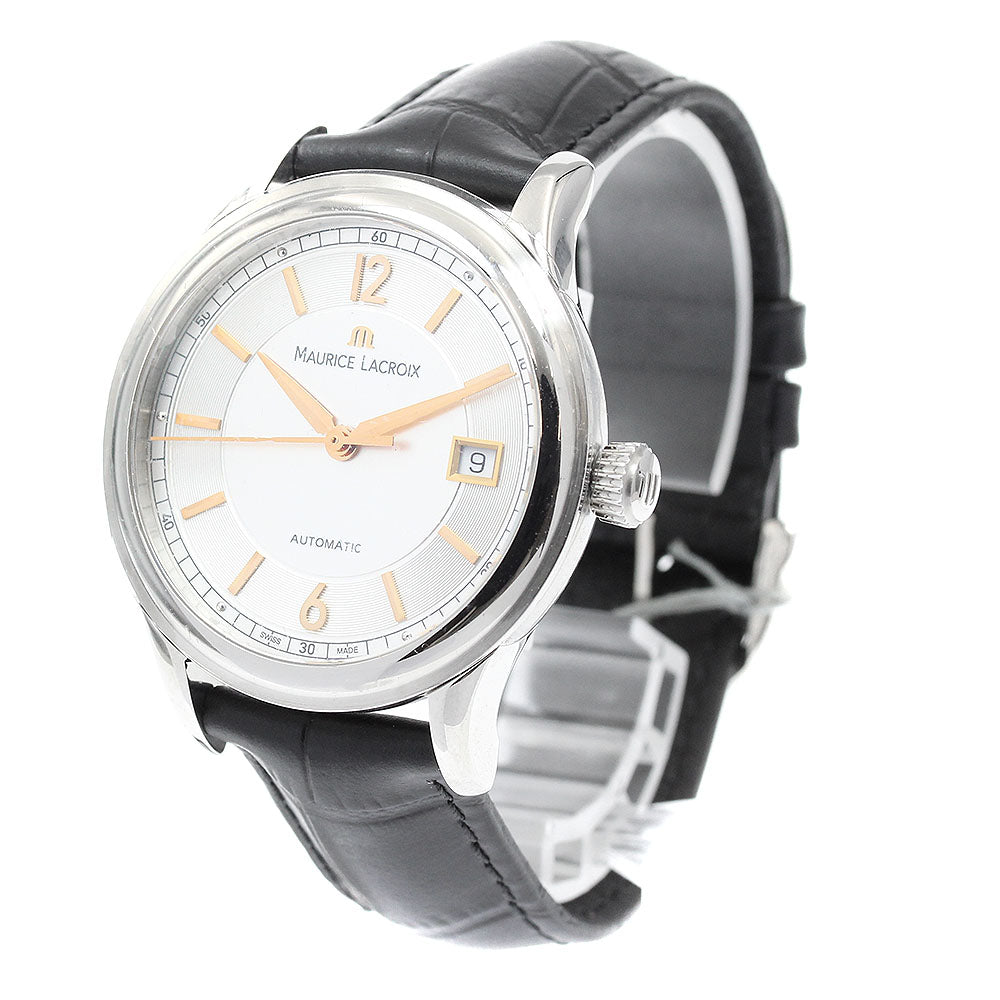 MAURICE LACROIX Les Classics LC6027-SS001-122 Date Silver Dial Automatic Men's Watch_935343