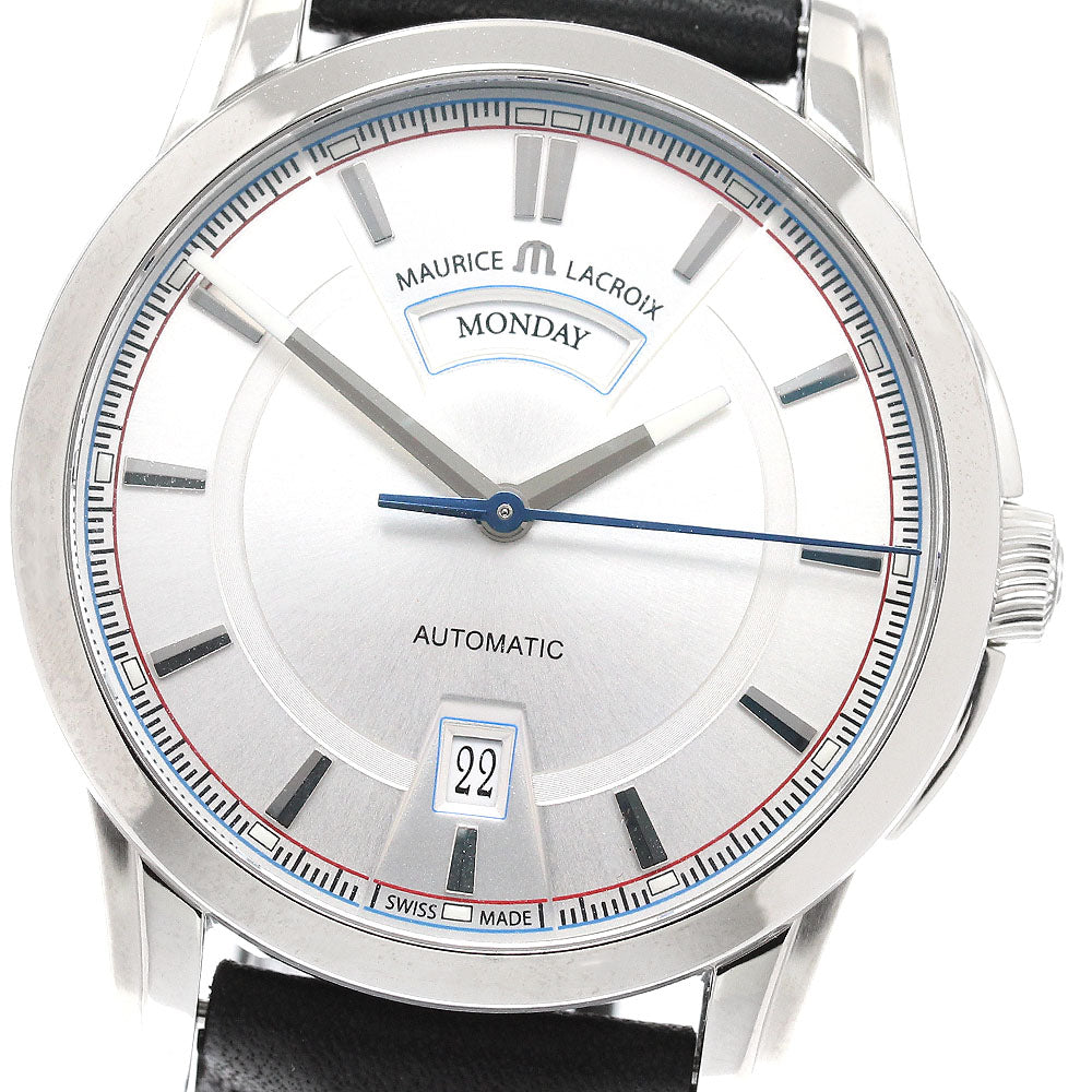 MAURICE LACROIX Pontos PT6158-SS001-131 Silver Dial Automatic Men's Watch_935347
