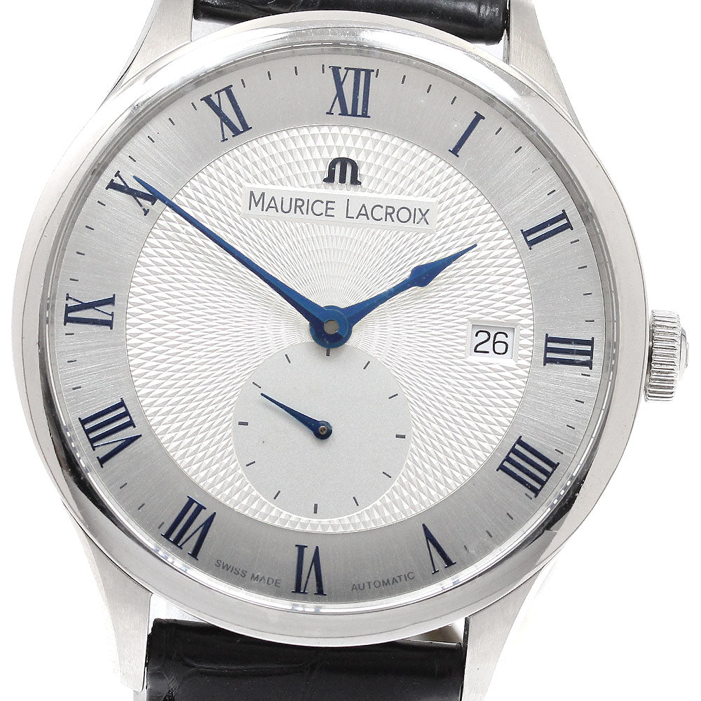 MAURICE LACROIX Masterpiece small second MP6907-SS001-110 Date Silver Dial Automatic Men's Watch_935348