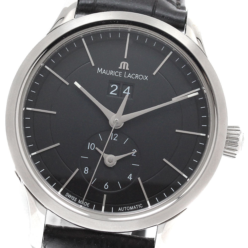 MAURICE LACROIX Les Classics LC6088-SS001-330 Grand Date GMT black Dial Automatic Men's Watch_935349
