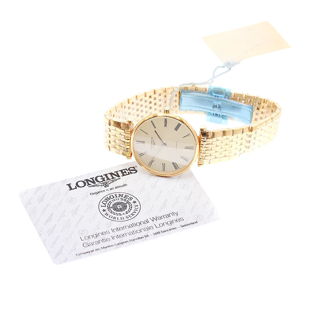 LONGINES Grand classic L4.708.2 Back skeleton gold Dial Automatic Men's_935374