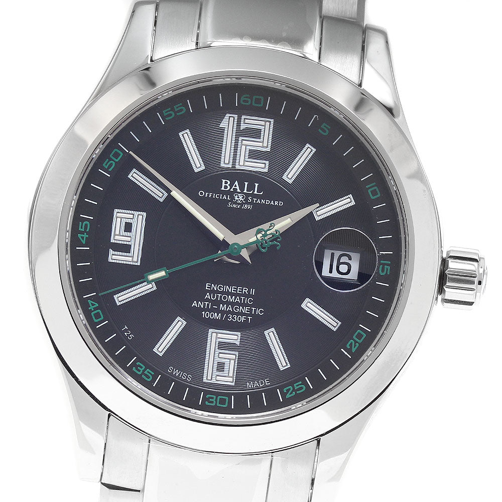 BALL WATCH Engineer II Arabic NM1020C-S4-BK Date Automatic Men's Watch_935394