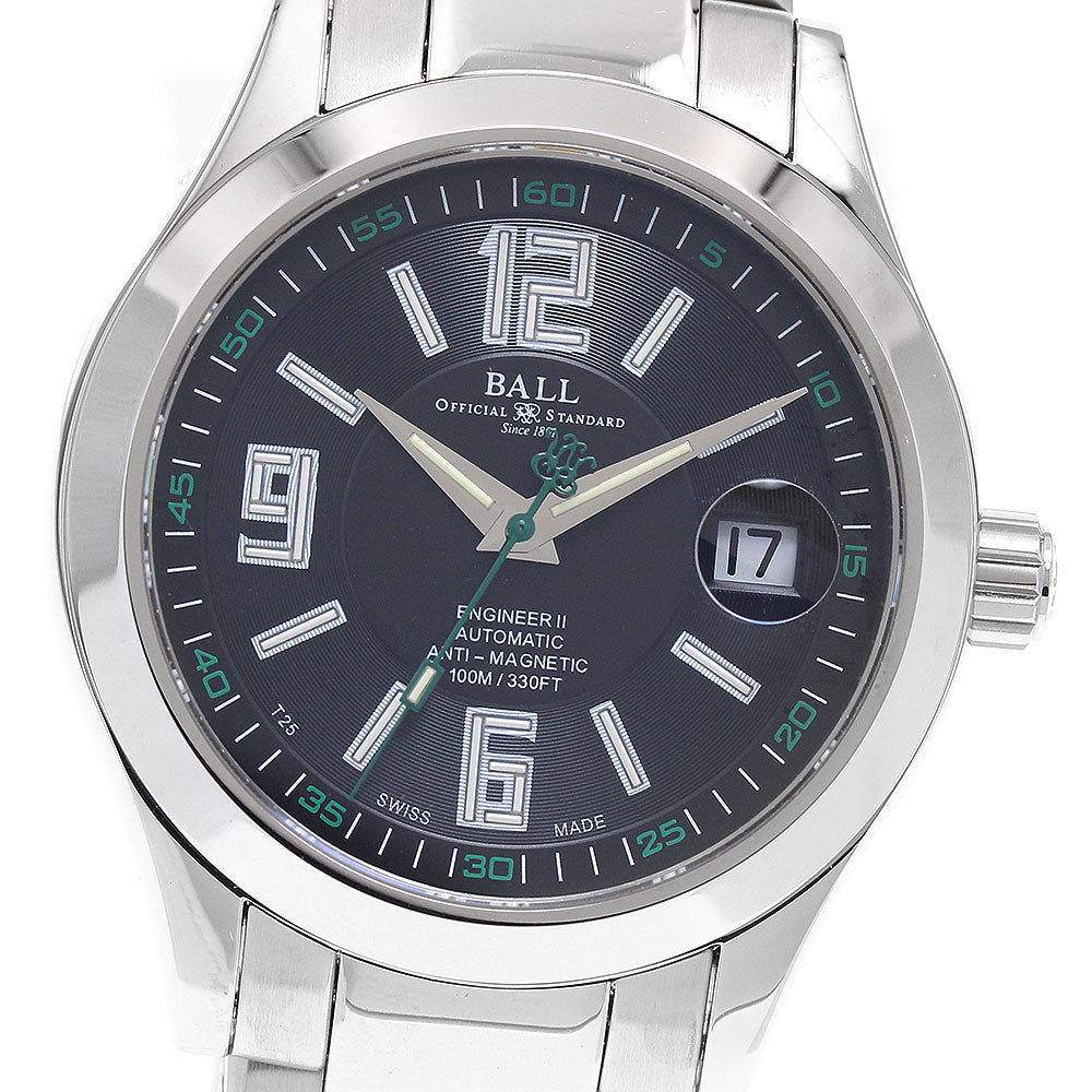BALL WATCH Engineer II Arabic NM1020C-S4-BK Date Automatic Men's Watch_935395