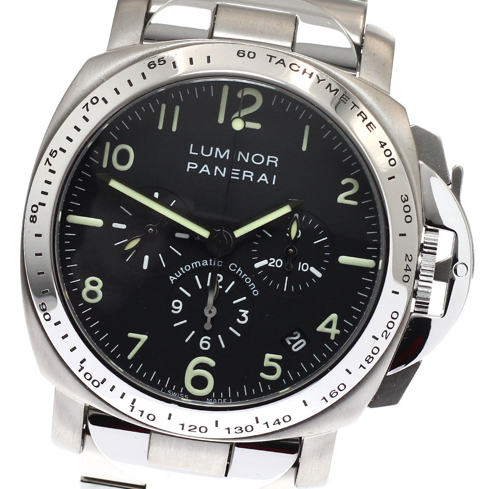 PANERAI Luminor PAM00072 Chronograph black Dial Automatic Men's Watch_935413