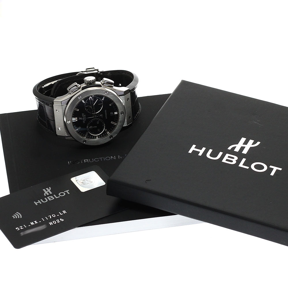 HUBLOT Classic fusion 521.NX.1170.LR Date Chronograph black Dial Automatic Men's Watch_935429