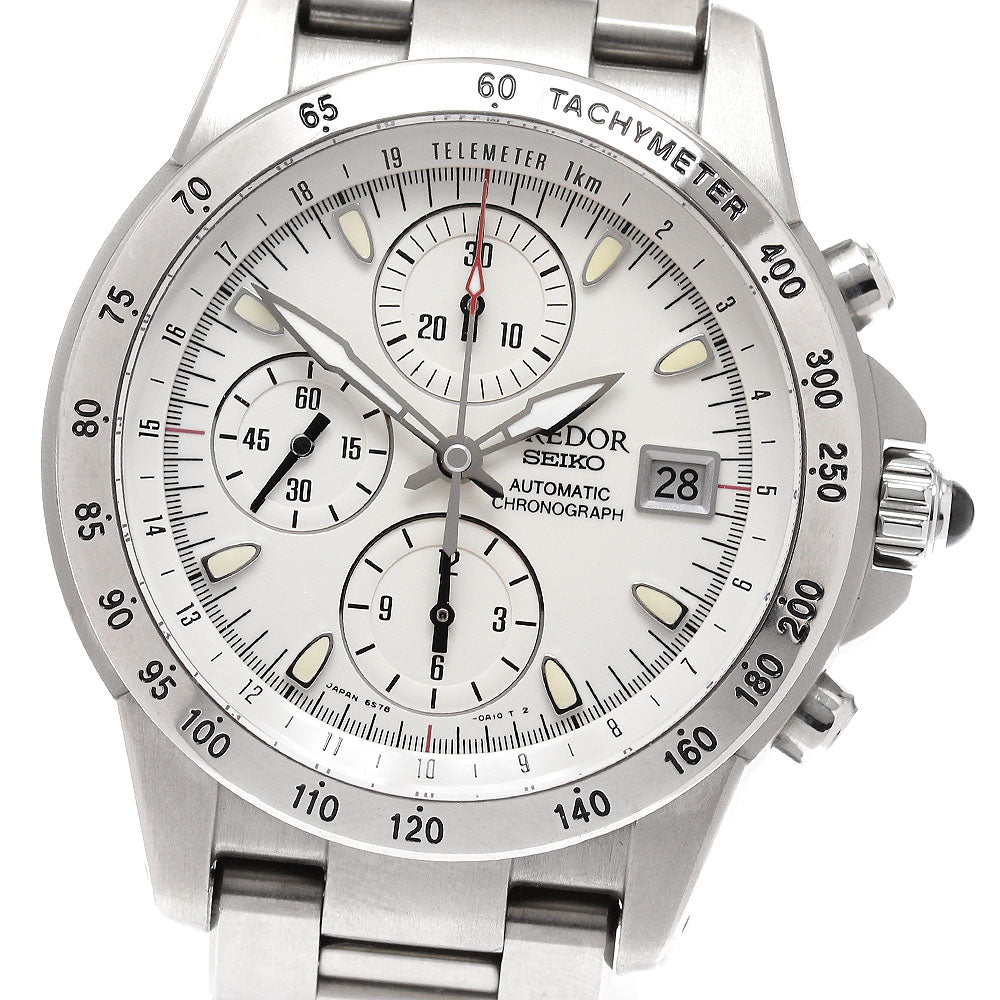 SEIKO CREDOR Phoenix GCBP999/6S78-0A20 Chronograph beige Dial AT Men's_935447