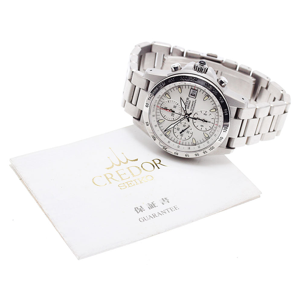 SEIKO CREDOR Phoenix GCBP999/6S78-0A20 Chronograph beige Dial AT Men's_935447