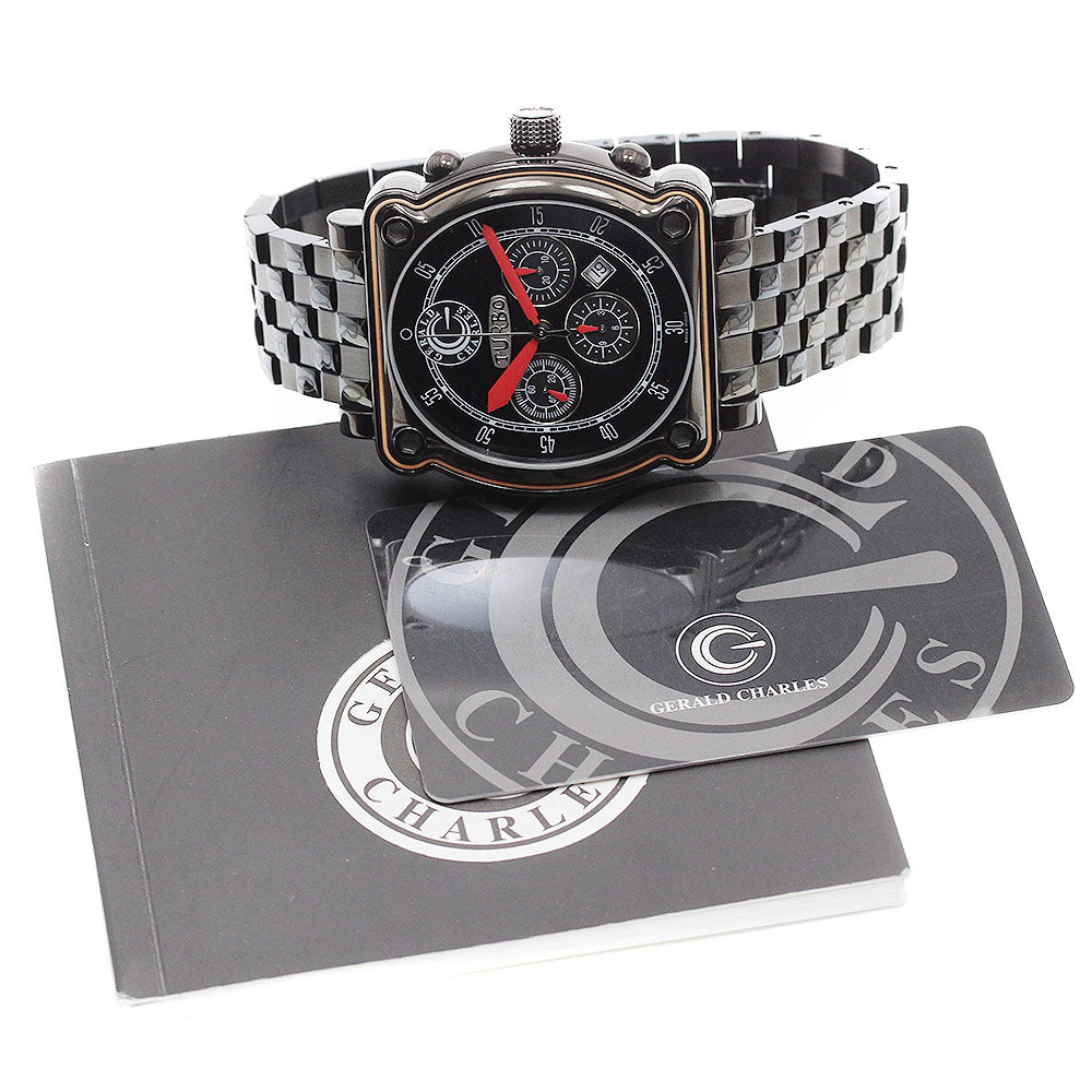 Gerald Charles Turbo GC16-SSPVD-SBPVD-02 black Dial Automatic Men's Watch_935449