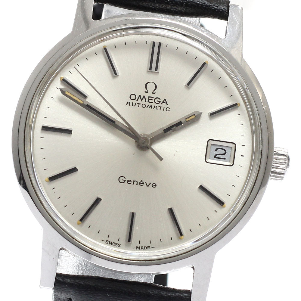 OMEGA Geneve 166.0163 Date Cal.1012 Silver Dial Automatic Men's Watch_935470