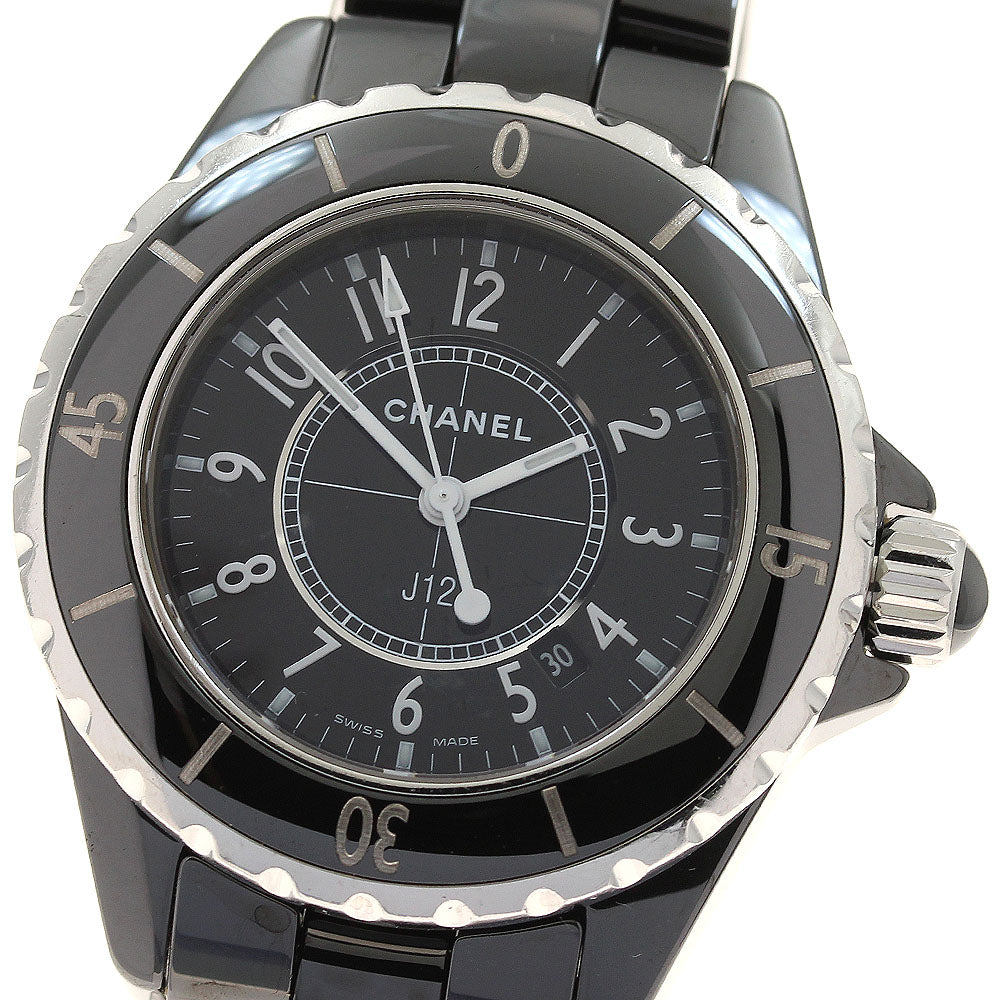 CHANEL J12 H0682 Black Ceramic 33MM black Dial Quartz Ladies Watch_935478