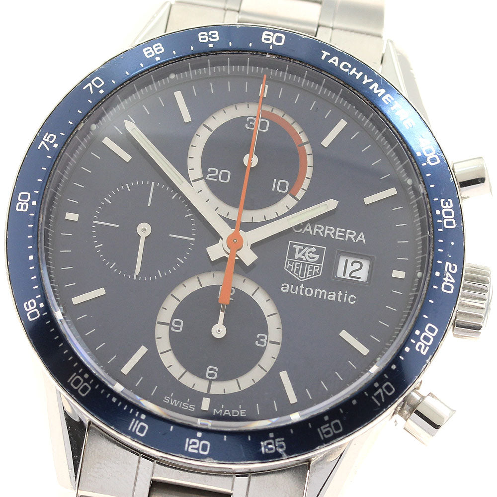 TAG HEUER Carrera CV2015-3 Chronograph Navy Dial Automatic Men's Watch_935486