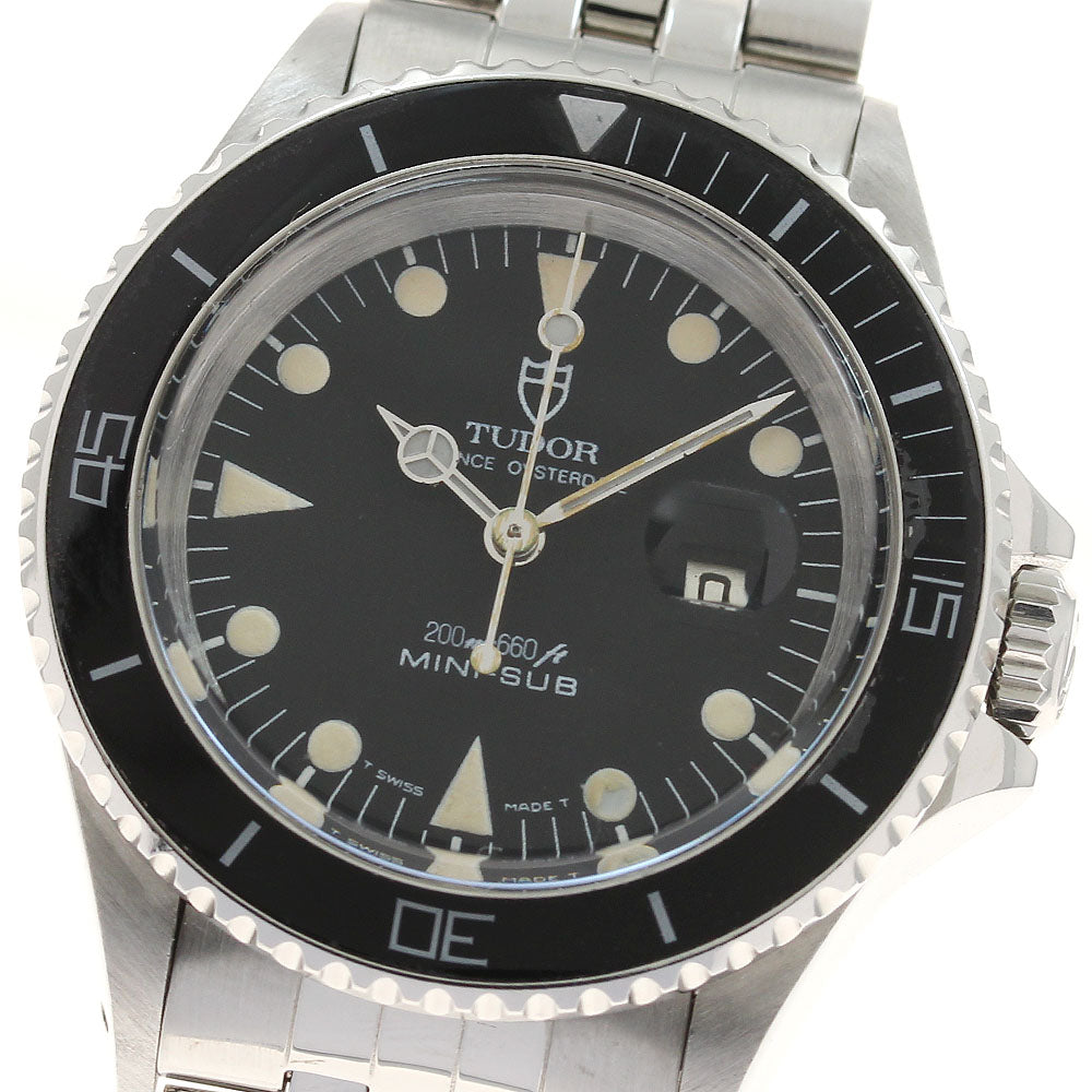 TUDOR Prince Oyster Date Mini Sub 94400 black Dial Automatic Boy's Watch_935492