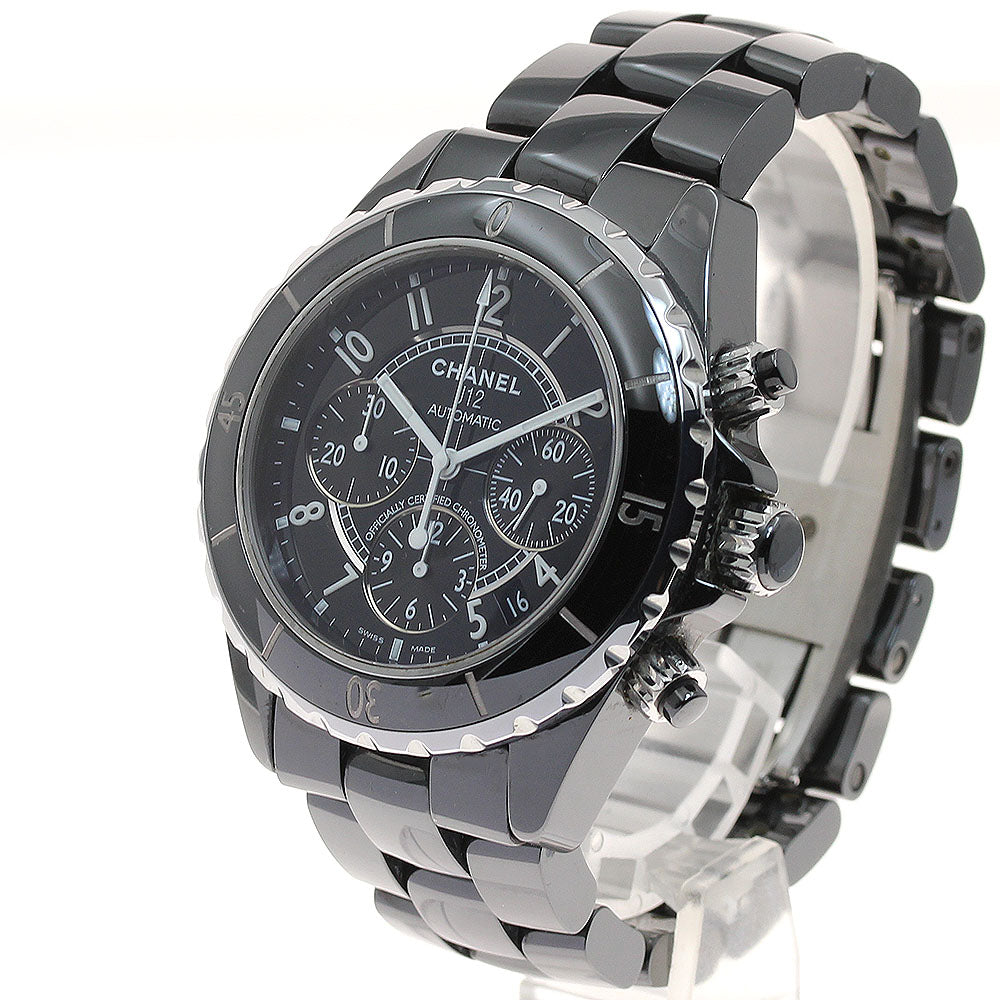 CHANEL J12 41MM H0940 Black ceramic chronograph Automatic Men's Watch_935527