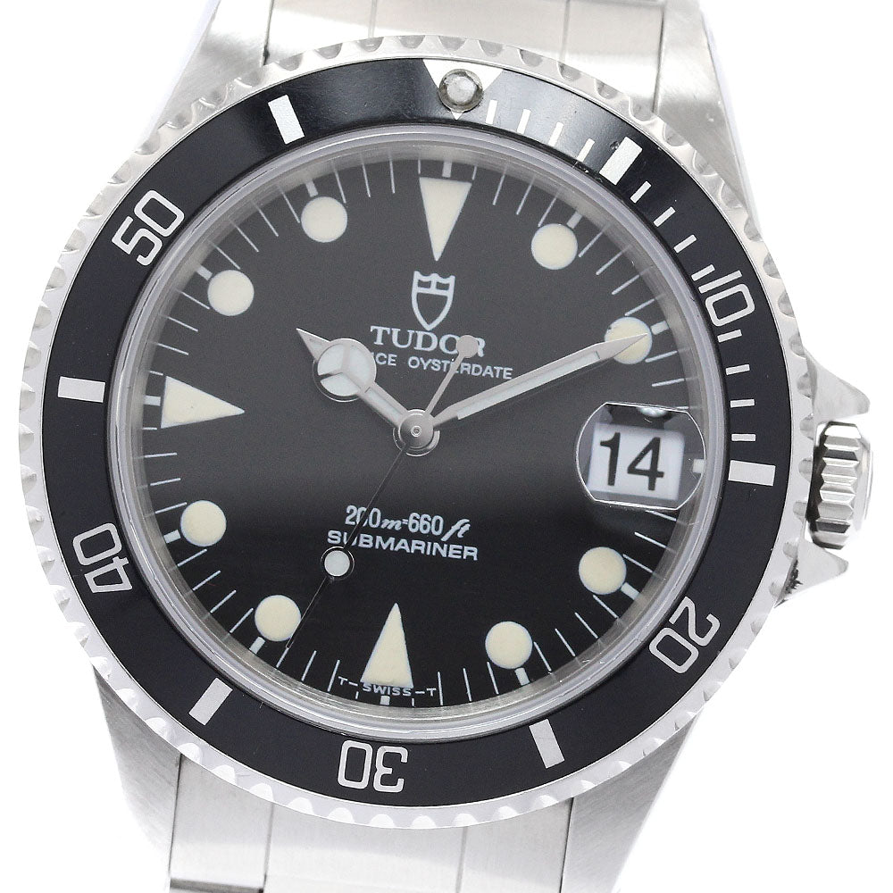 TUDOR Prince Oyster Date Submariner 75090 black Dial Automatic Men's_935534
