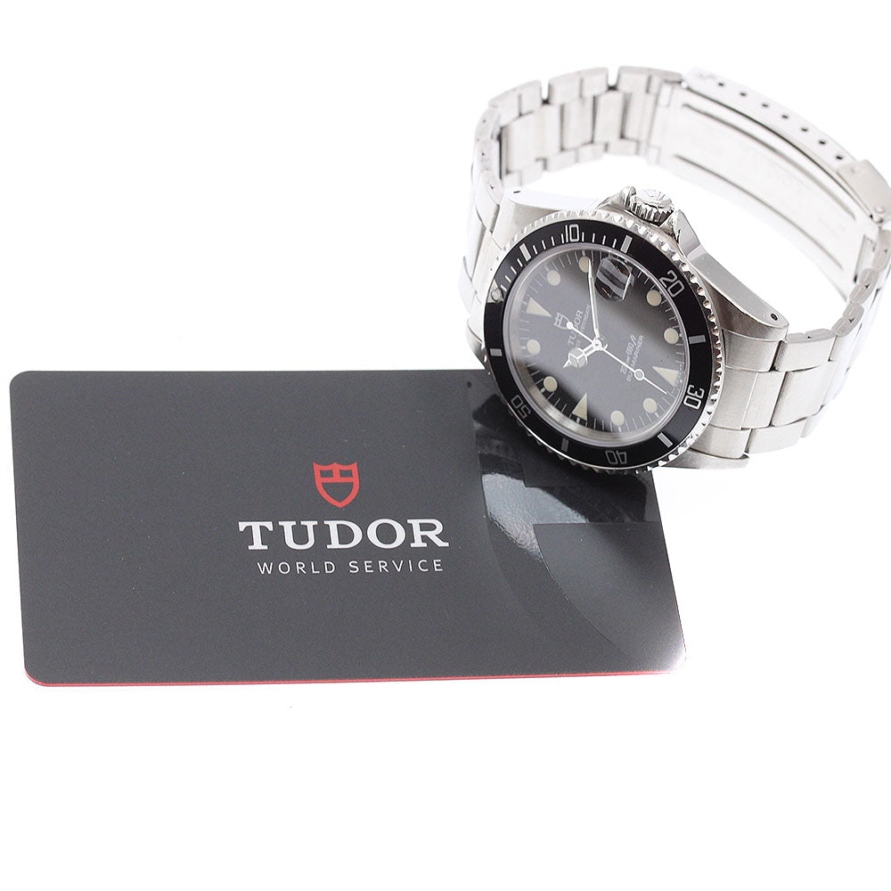 TUDOR Prince Oyster Date Submariner 75090 black Dial Automatic Men's_935534