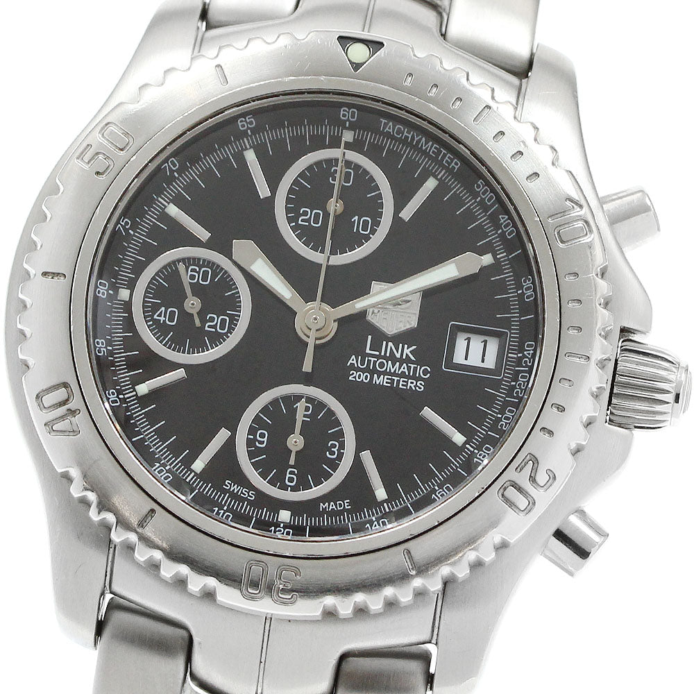 TAG HEUER Link CT2111 Chronograph Date black Dial Automatic Men's Watch_935541