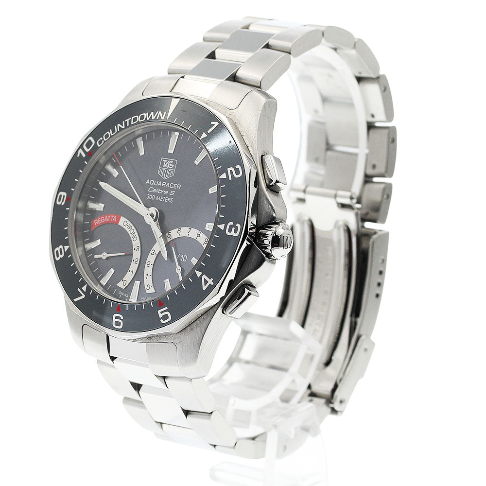 TAG HEUER Aquaracer Regatta Caliber S CAF7111 Gray Dial Quartz Men's _935548