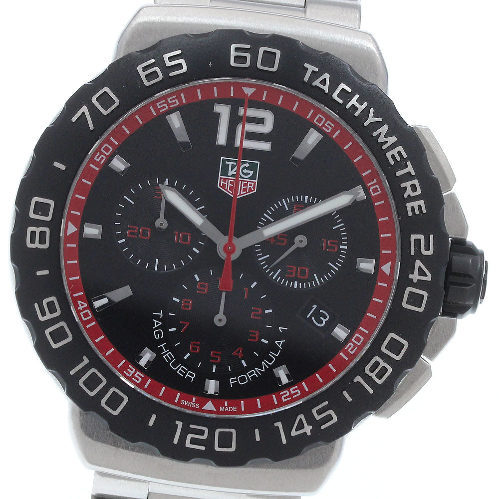 TAG HEUER Formula 1 CAU1116 Chronograph Date black Dial Quartz Men's_935550