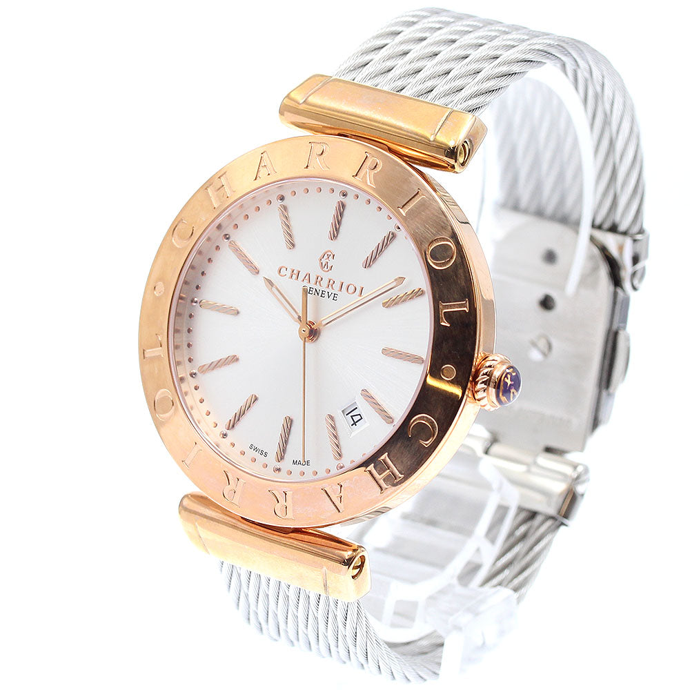 CHARRIOL Alexander ALP.51.104 Date Silver Dial Quartz Men's Watch_935556