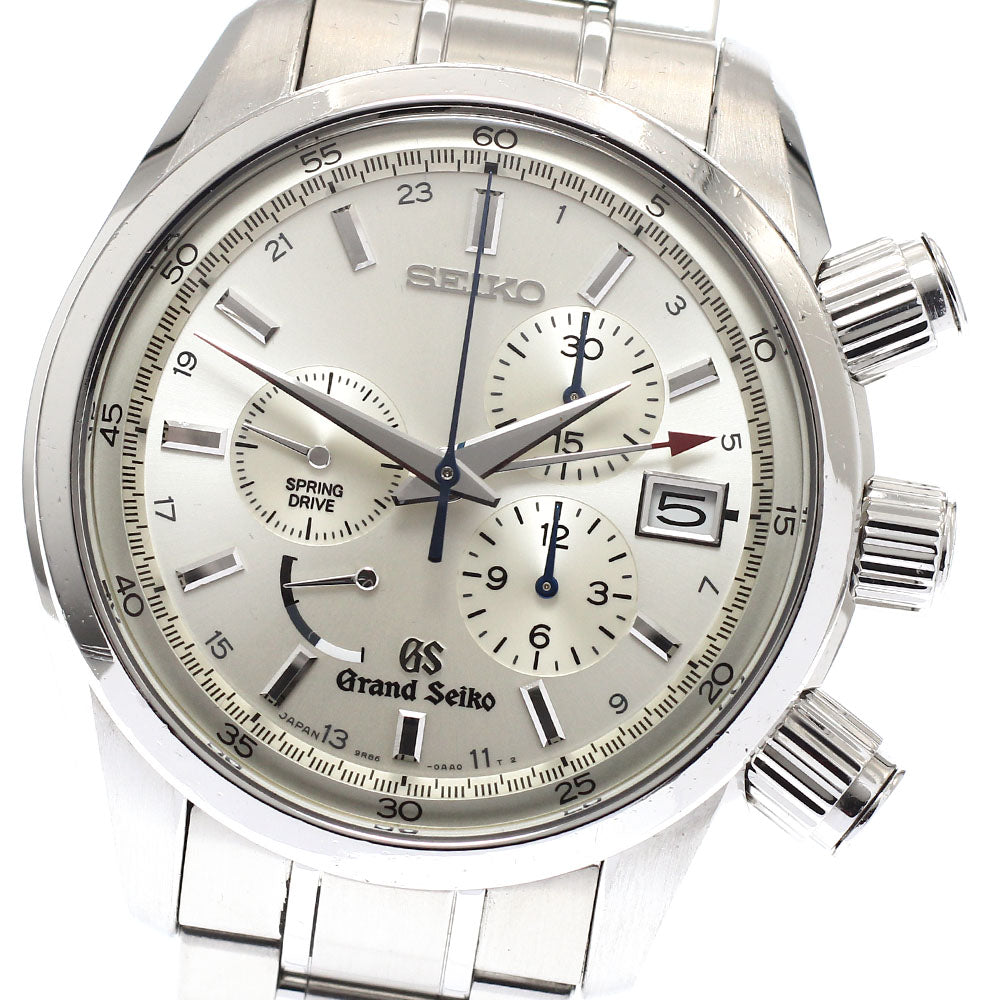 SEIKO Grand Seiko SBGC001/9R86-0AA0 Chronograph Spring drive Men's Watch_935566