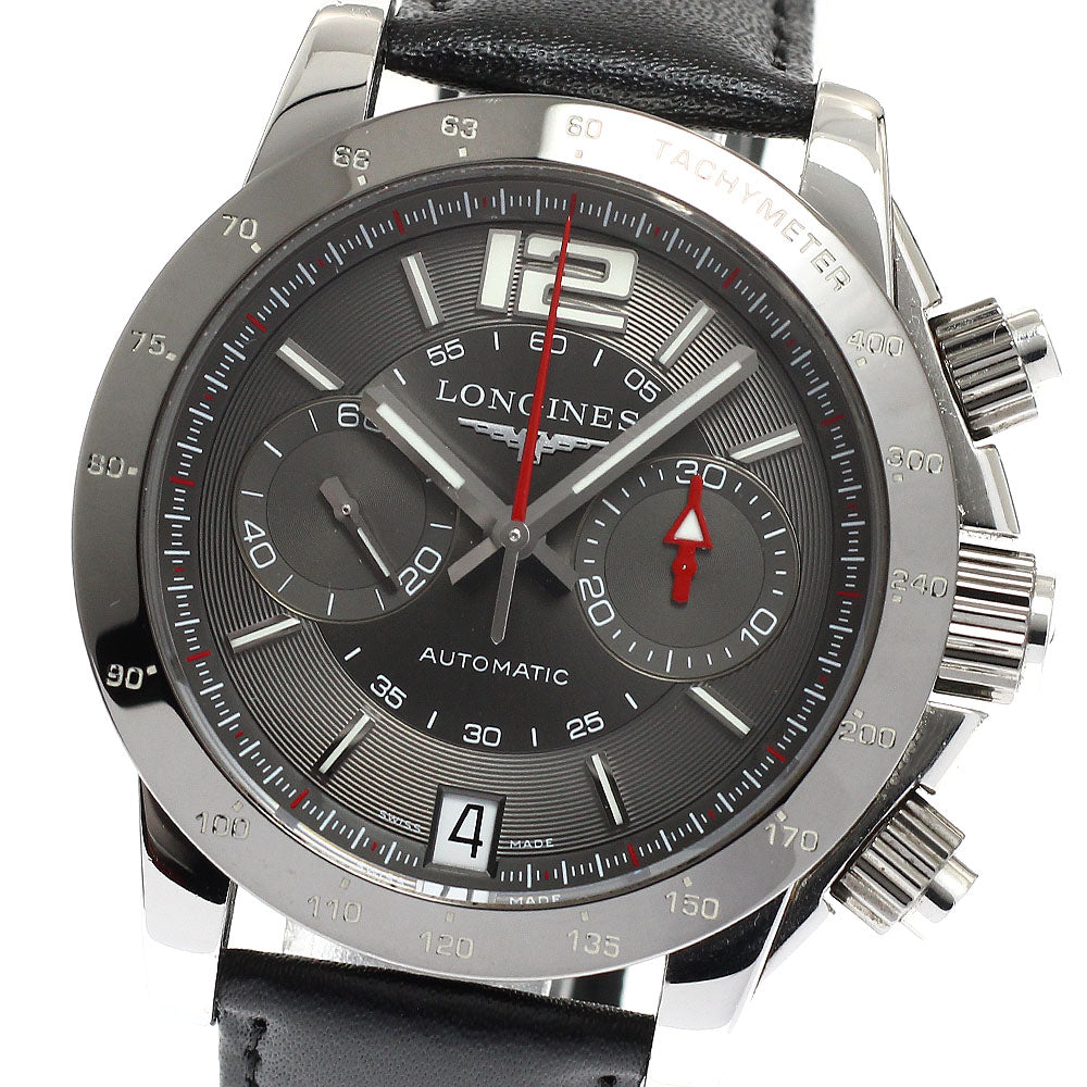 LONGINES Admiral L3.667.4 Chronograph gray Dial Automatic Men's Watch_935580