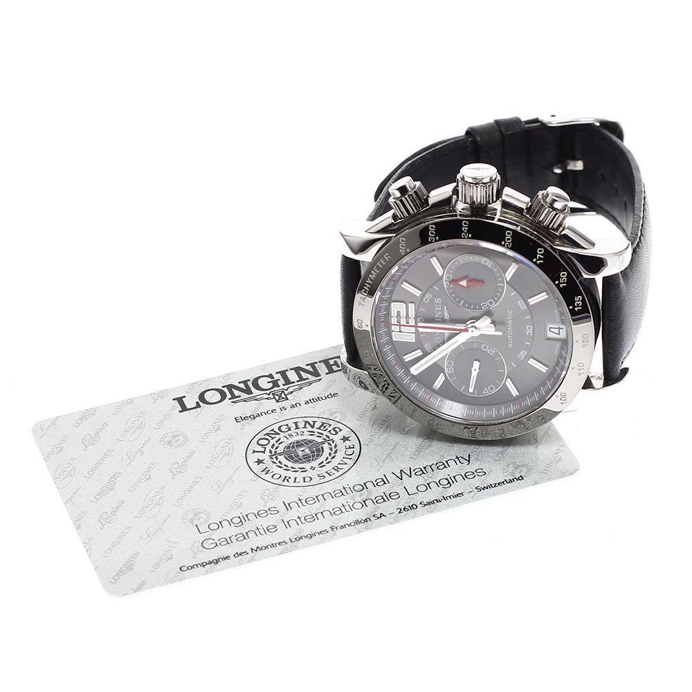 LONGINES Admiral L3.667.4 Chronograph gray Dial Automatic Men's Watch_935580