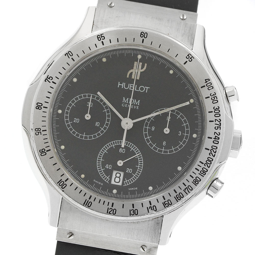 HUBLOT MDM 1620.1 Chronograph black Dial Quartz Men's Watch_935667