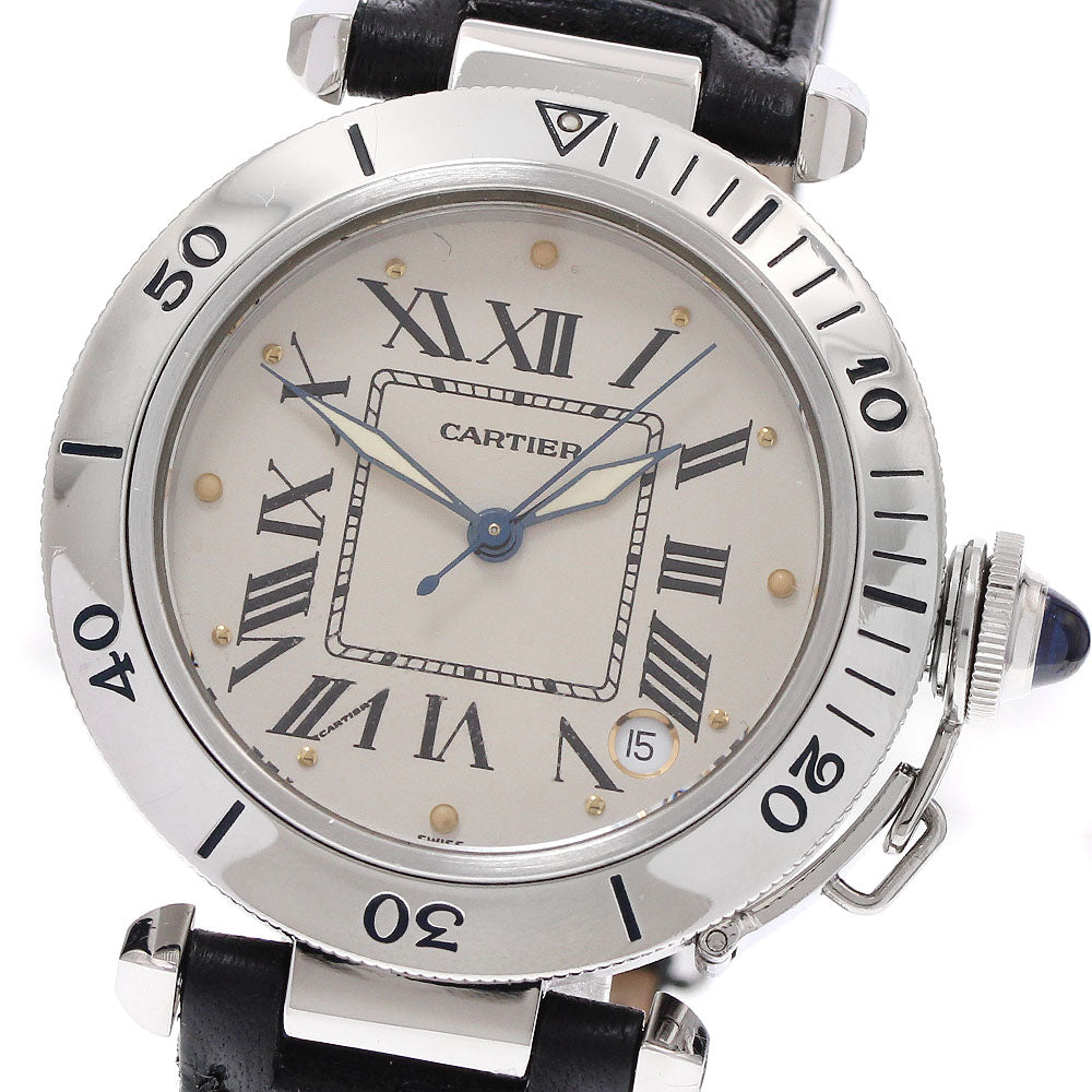 CARTIER Pasha C W3100255 Date beige Dial Automatic Boy's Watch_935672