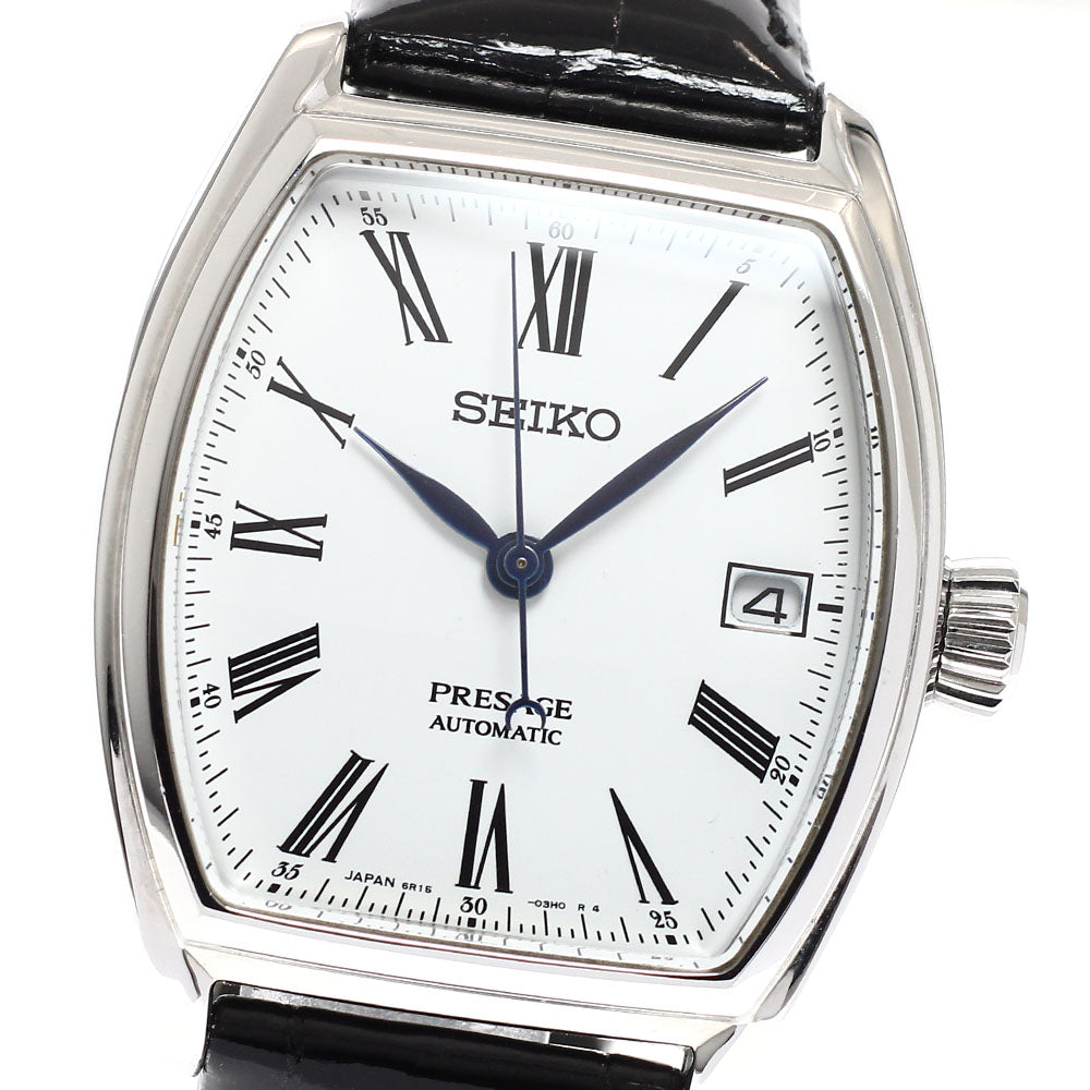 SEIKO Pureza SARX051/6R15-03T0 Prestige Line Date white Dial Automatic Men's Watch_935684