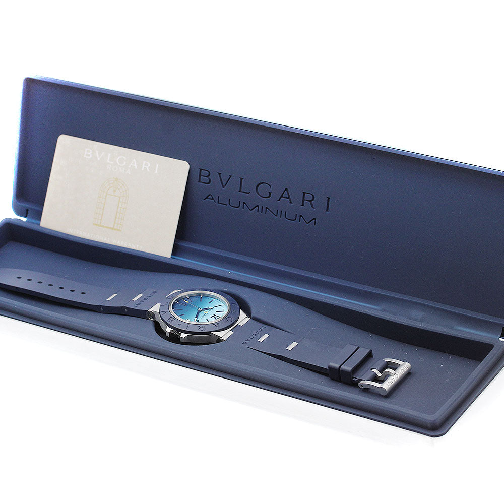 BVLGARI Aluminum Capri BB40ATHMS/103815 blue Dial Automatic Men's Watch_935692