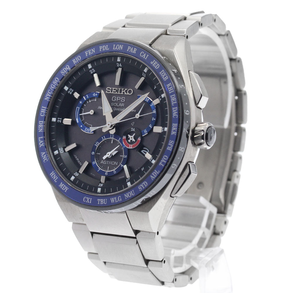 SEIKO Astron HondaJet SBXB133 2000 limited Solar Powered Radio Men's _935709
