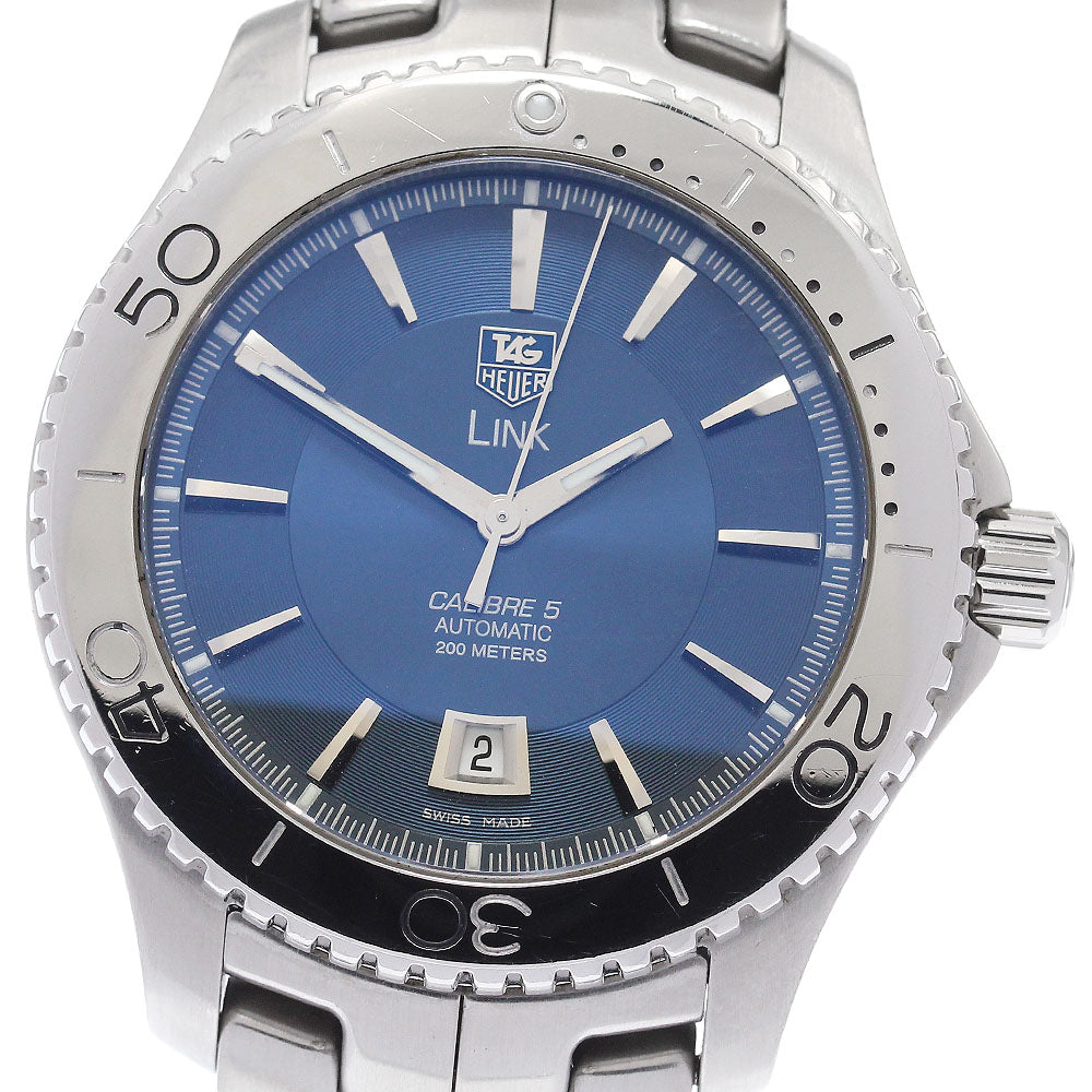 TAG HEUER Link WJ201C.BA0591 Caliber 5 Navy Dial Automatic Men's Watch_935713
