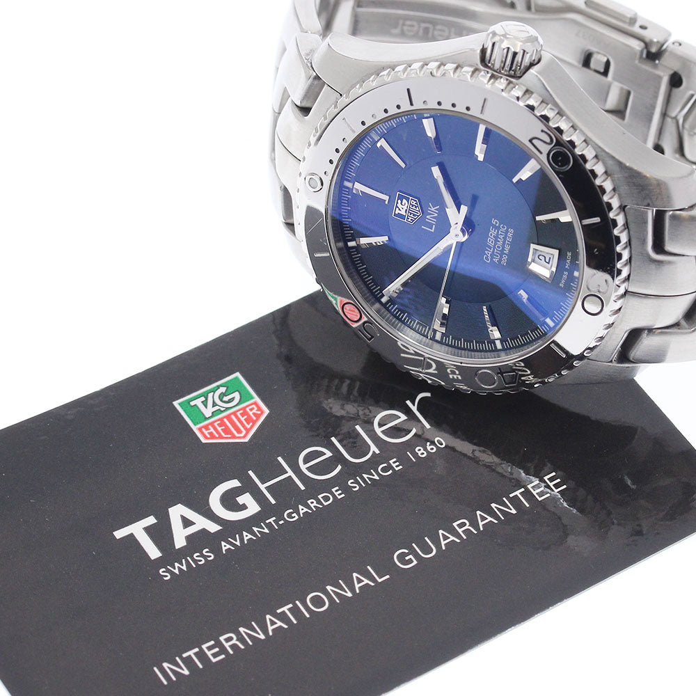 TAG HEUER Link WJ201C.BA0591 Caliber 5 Navy Dial Automatic Men's Watch_935713