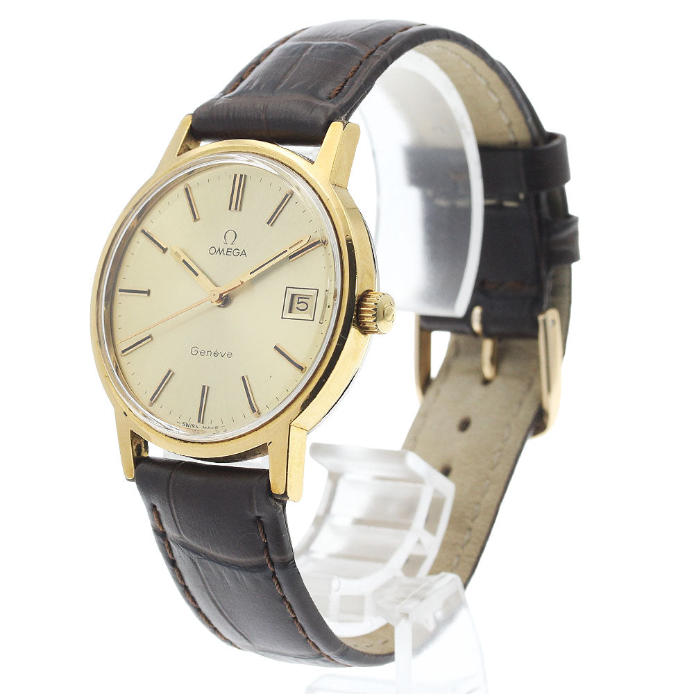 OMEGA Geneve 136.0099 Date Cal.1030 gold Dial Hand Winding Men's Watch_935734