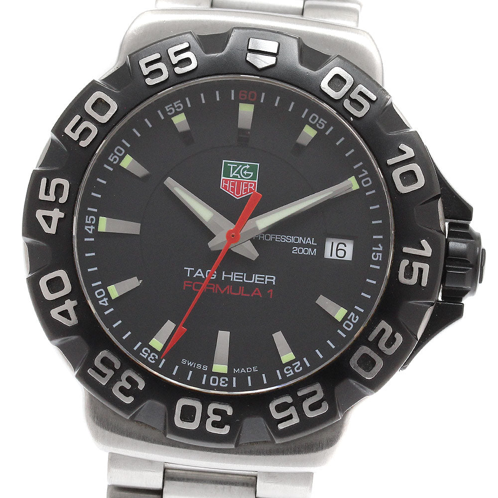 TAG HEUER Formula 1 WAH1110 Date black Dial Quartz Men's Watch_935743