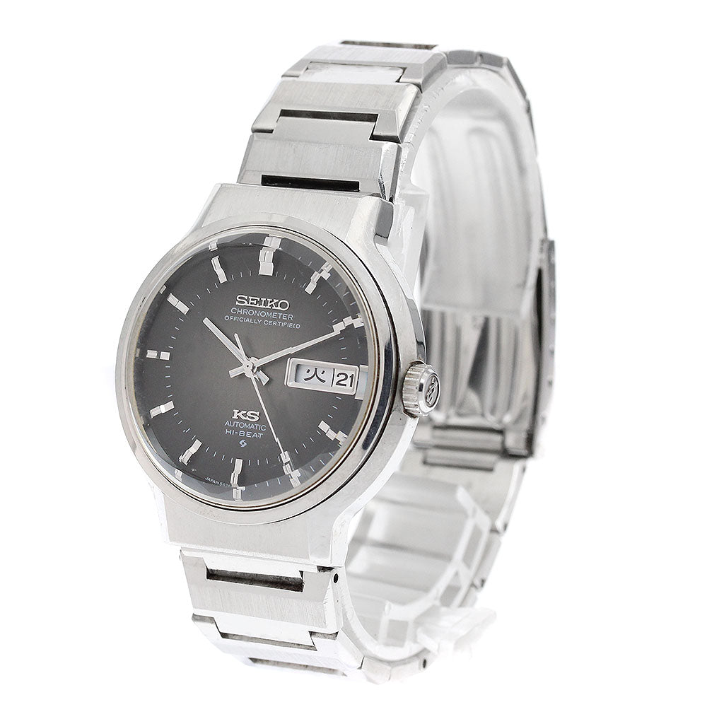 SEIKO King Seiko 5626-7170 Day-Date Vintage gray Dial Automatic Men's_935746