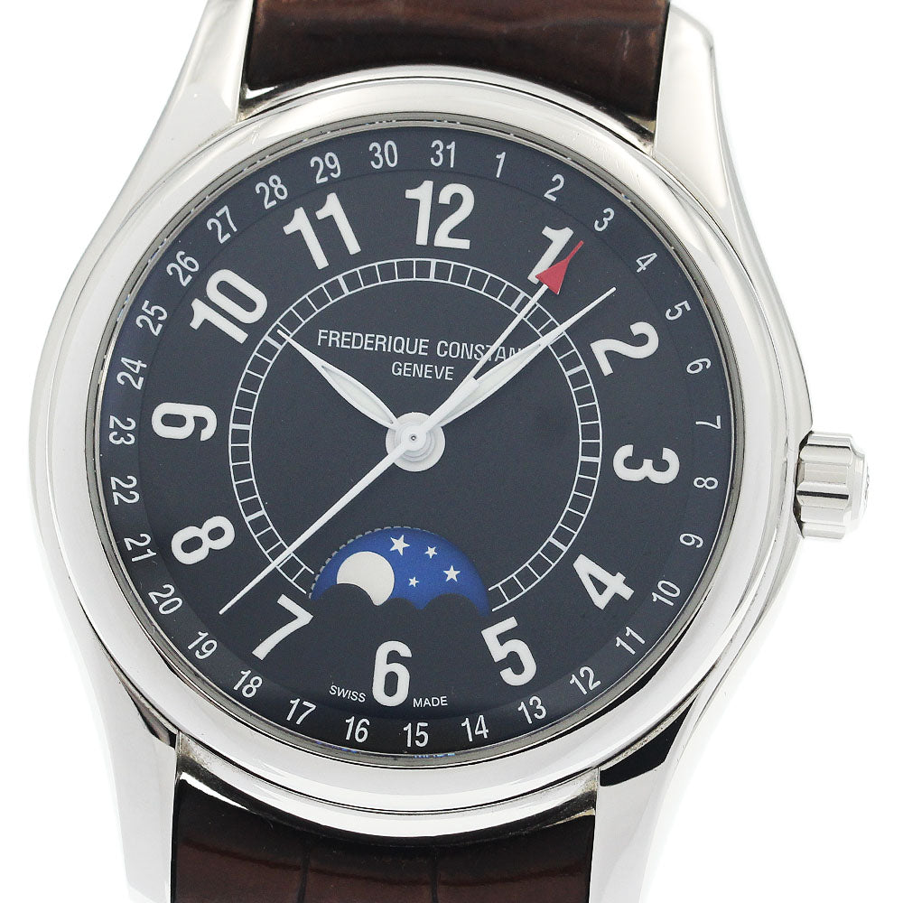 FREDERIQUE CONSTANT Classic FC-330/335X6B4/6 Moon phase date black Dial Automatic Men's Watch_935774