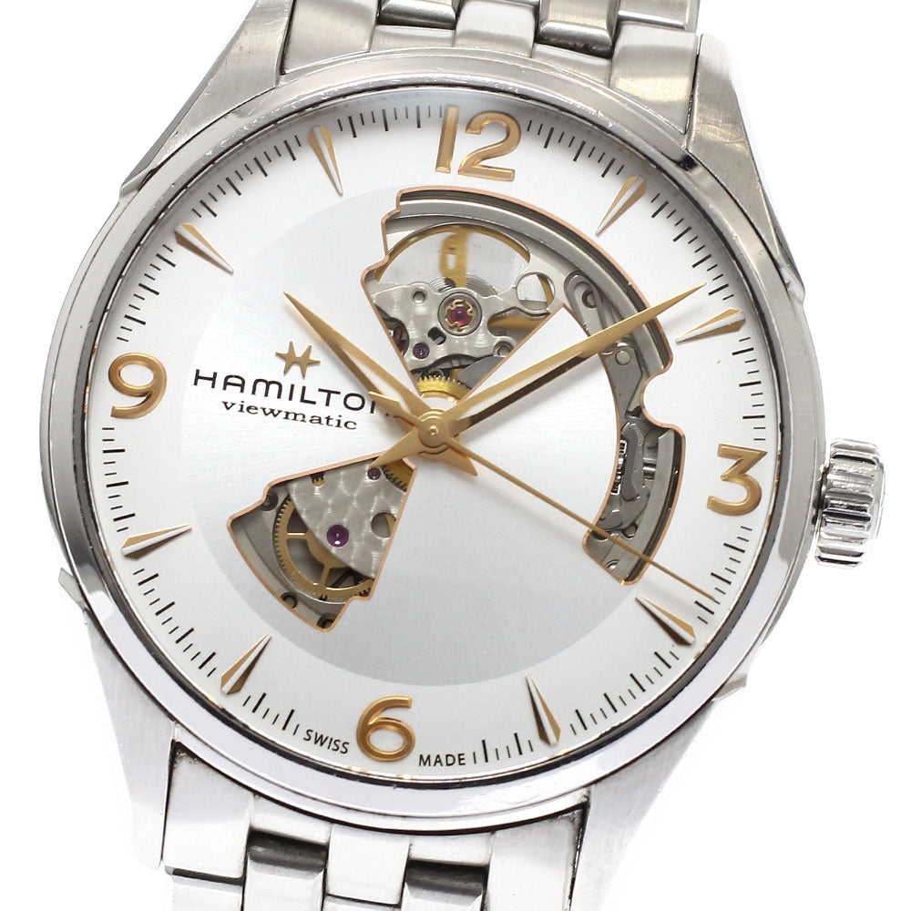HAMILTON Jazzmaster Viewmatic H327050 Open heart Automatic Men's Watch_935796