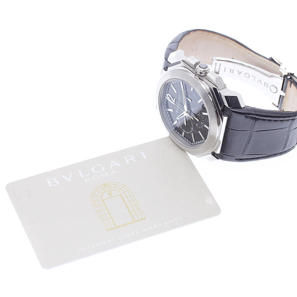 BVLGARI Oct Verocissimo BGO41SCH Chronograph black Dial Automatic Men's Watch_935797