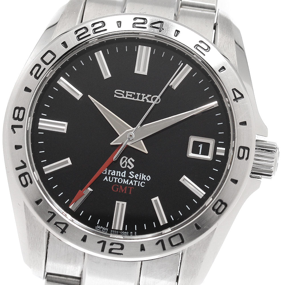 SEIKO Grand Seiko SBGM001/9S56-00A0 GMT Black Dial Automatic Men's Watch_935804